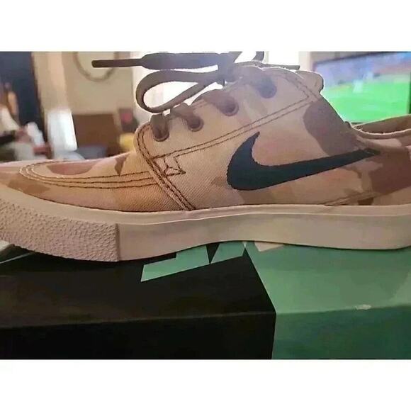 Nike Stefan Janoski Zoom Air Men's Skateboard Camo Sz M 5 W 6.5 NIB - Picture 4 of 9